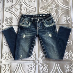 NWOT - Miss Me signature ankle skinny jean size 26
